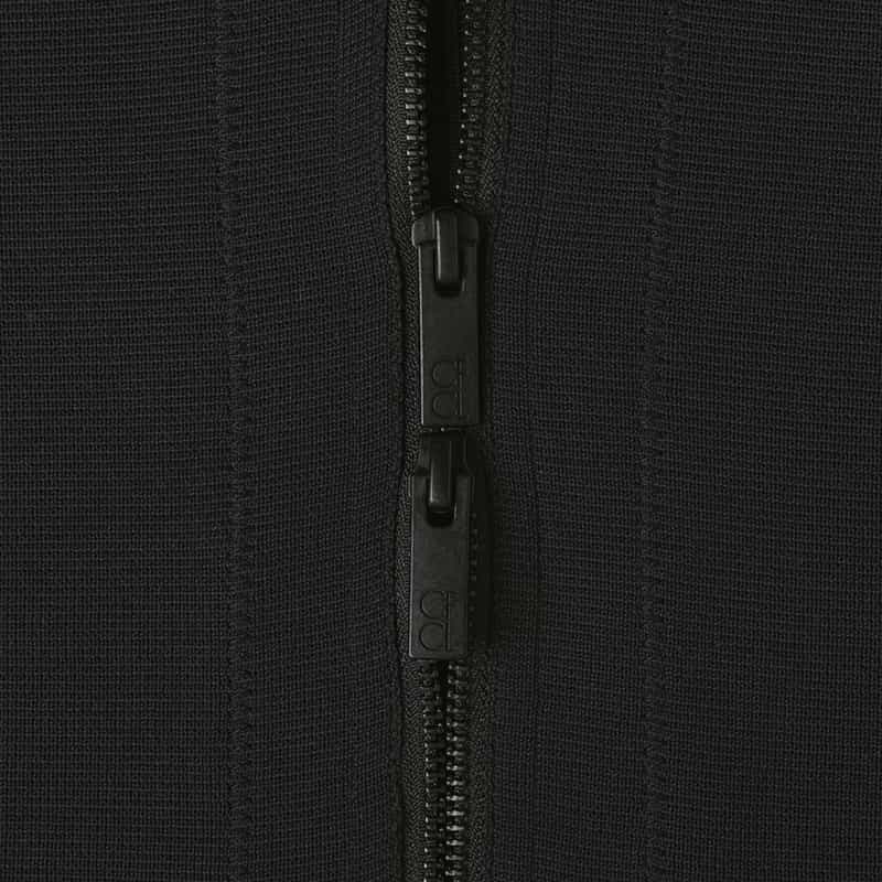 CFCL CFCL＜シーエフシーエル＞ マリースリーブ クロップドジップアップブルゾン BLACK