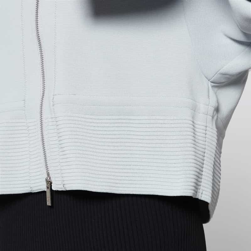 CFCL CFCL＜シーエフシーエル＞ マリースリーブ クロップドジップアップブルゾン GRAY