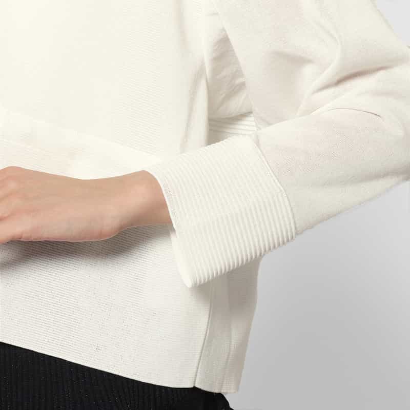 CFCL CFCL ＜シーエフシーエル＞ ジップアップ フーデッドブルゾン WHITE