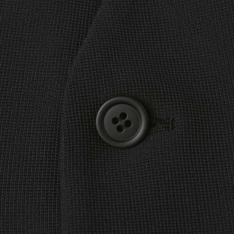 CFCL CFCL＜シーエフシーエル＞ ノーカラー フレアジャケット BLACK