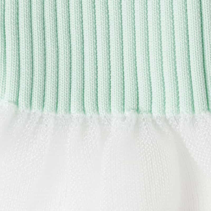 CFCL CFCL＜シーエフシーエル＞ クロップド ニットカーディガン LIGHT BLUE