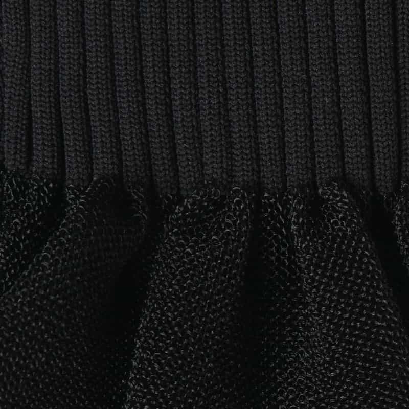 CFCL CFCL＜シーエフシーエル＞ クロップド ニットカーディガン BLACK