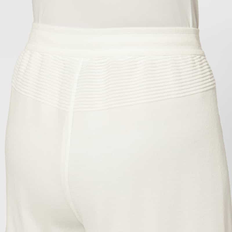 CFCL CFCL＜シーエフシーエル＞ ドローストリングニットセミワイドパンツ WHITE