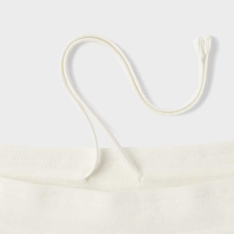 CFCL CFCL＜シーエフシーエル＞ ドローストリングニットセミワイドパンツ WHITE