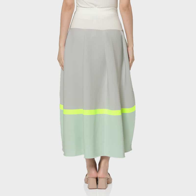 CFCL CFCL＜シーエフシーエル＞ マルチカラーロングスカート “POTTERY“ MULTICOLOR