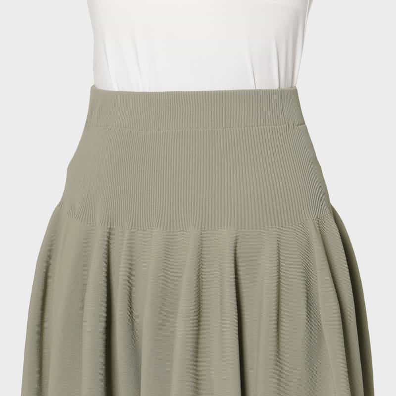 CFCL CFCL＜シーエフシーエル＞ 切替フレアスカート “RIVULET“ BEIGE