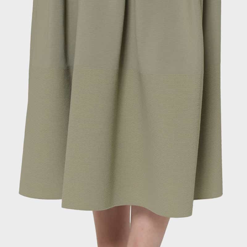 CFCL CFCL＜シーエフシーエル＞ 切替フレアスカート “RIVULET“ BEIGE