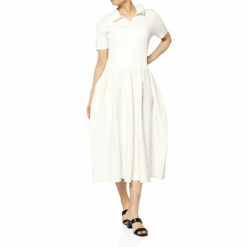 CFCL＜シーエフシーエル＞ グリッターニットポロドレス “POTTERY“