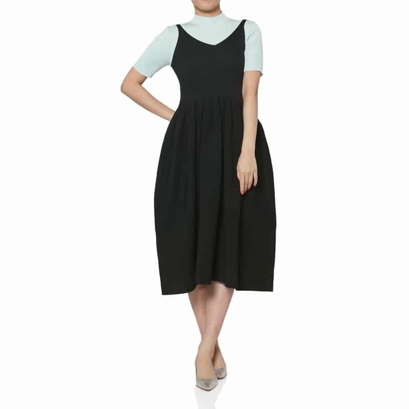 CFCL＜シーエフシーエル＞ 切替スリーブレスドレス “RIVULET“