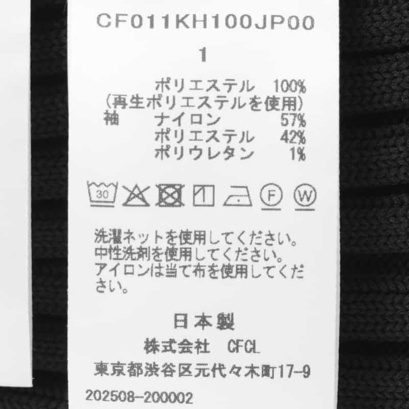 CFCL CFCL＜シーエフシーエル＞ パフスリーブドレス BLACK