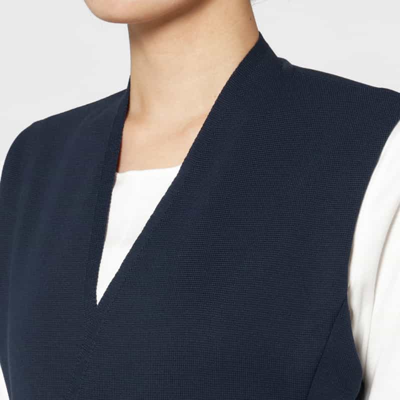 CFCL CFCL＜シーエフシーエル＞ カラーレスロングベスト NAVY