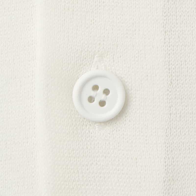 CFCL CFCL＜シーエフシーエル＞ シアーニットポロシャツ WHITE