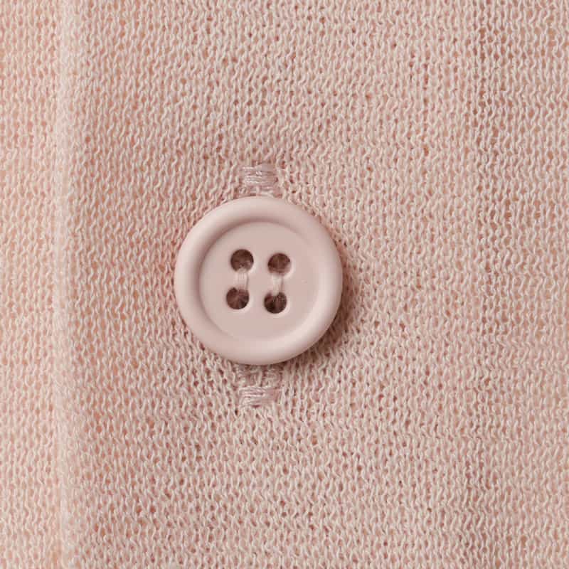 CFCL CFCL＜シーエフシーエル＞ シアーニットポロシャツ PINK