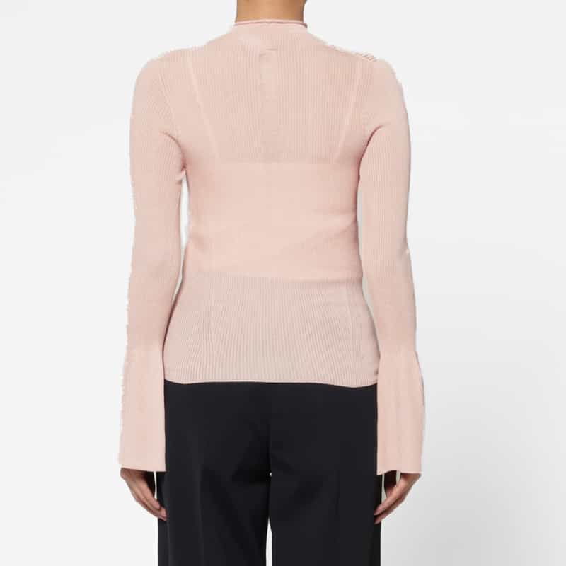 CFCL CFCL＜シーエフシーエル＞ ベルスリーブニットプルオーバー PINK