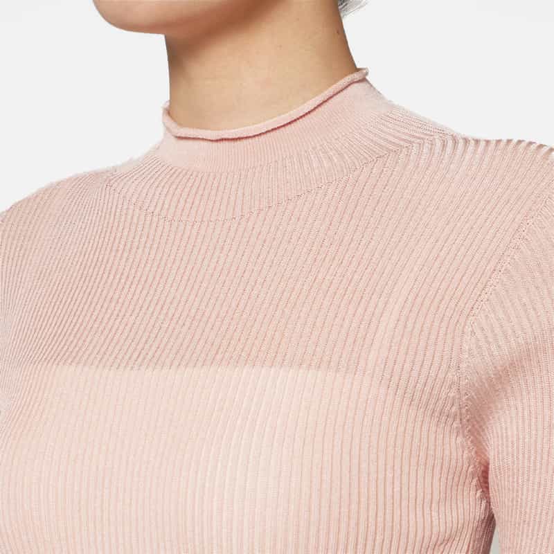 CFCL CFCL＜シーエフシーエル＞ ベルスリーブニットプルオーバー PINK