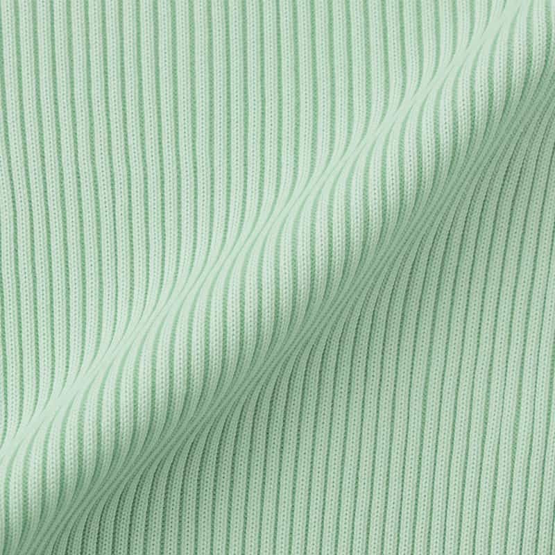 CFCL CFCL＜シーエフシーエル＞ ショートスリーブニットプルオーバー “PORTRAIT“ LT BLUE