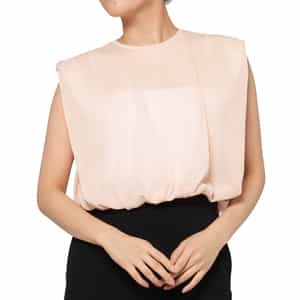 CFCL＜シーエフシーエル＞ クロップド スリーブレスシアーニットプルオーバー