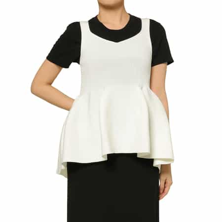 CFCL＜シーエフシーエル＞ グリッタースリーブレスニットプルオーバー “POTTERY“