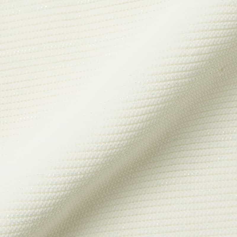 CFCL CFCL＜シーエフシーエル＞ グリッタースリーブレスニットプルオーバー “POTTERY“ WHITE