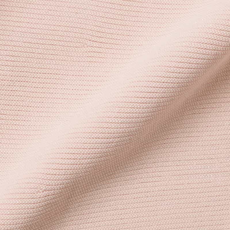 CFCL CFCL＜シーエフシーエル＞ グリッタースリーブレスニットプルオーバー “POTTERY“ PINK