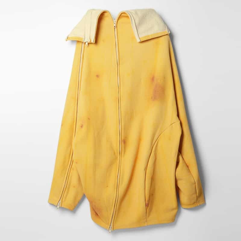 DOUBLET. DOUBLET.＜ダブレット＞ デザインジップアップパーカー YELLOW