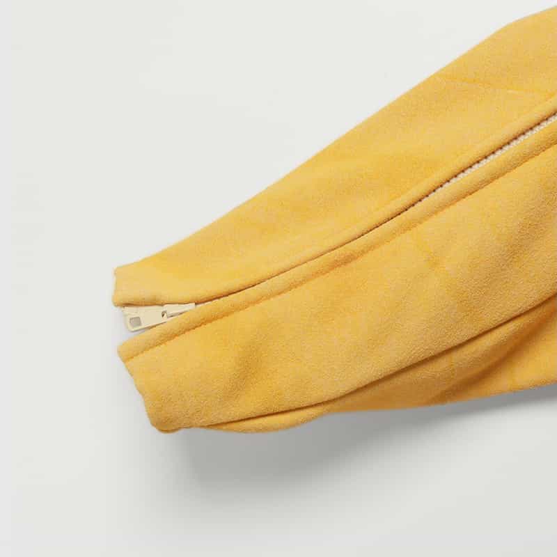 DOUBLET. DOUBLET.＜ダブレット＞ デザインジップアップパーカー YELLOW