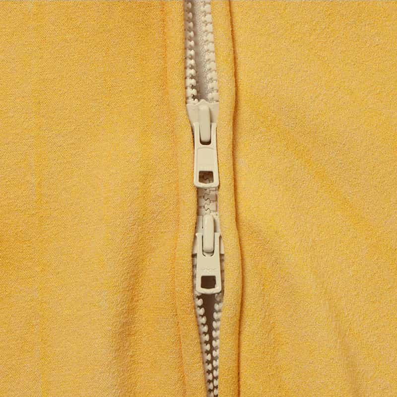 DOUBLET. DOUBLET.＜ダブレット＞ デザインジップアップパーカー YELLOW