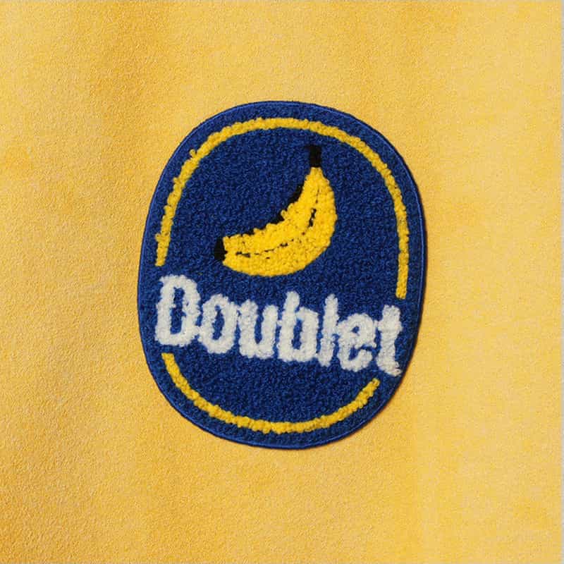 DOUBLET. DOUBLET.＜ダブレット＞ デザインジップアップパーカー YELLOW