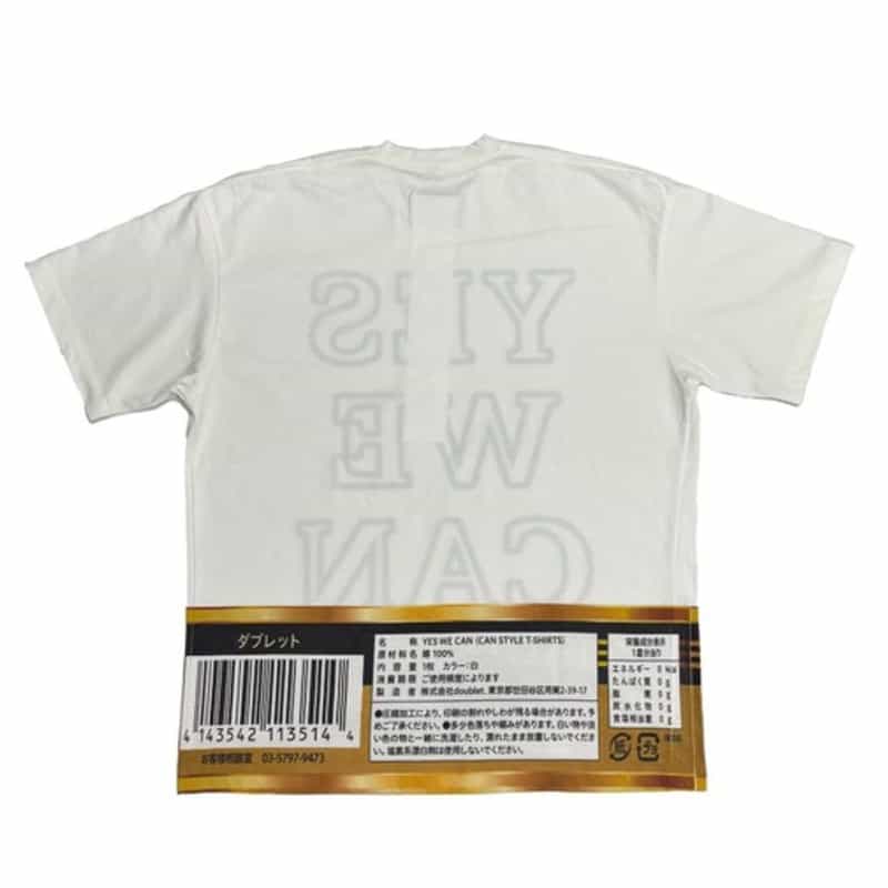 DOUBLET. DOUBLET.＜ダブレット＞ プリントTシャツ GOLD