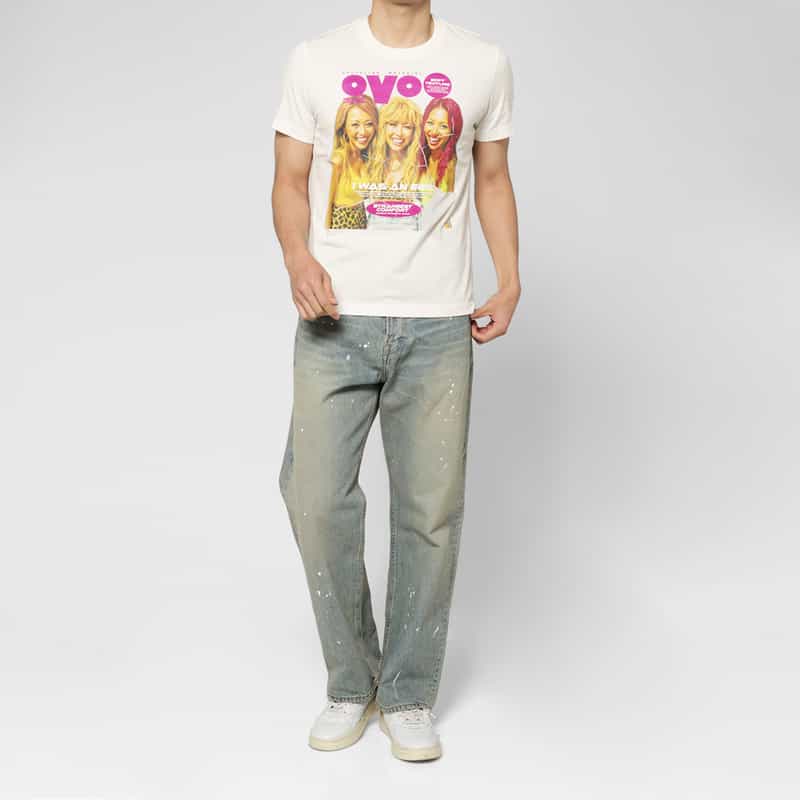 DOUBLET. DOUBLET.＜ダブレット＞ プリントTシャツ WHITE