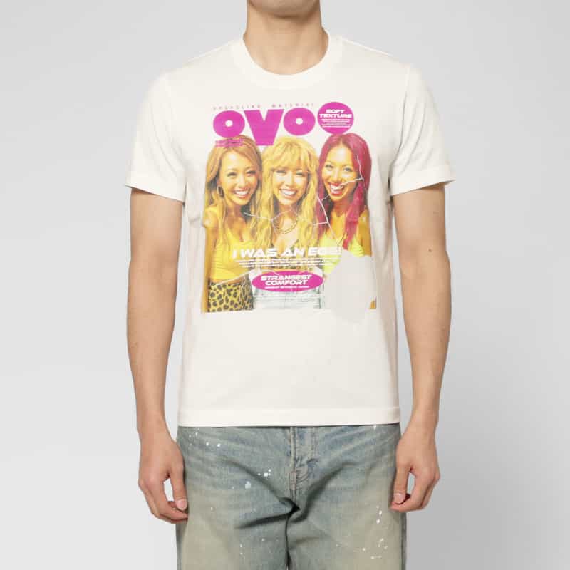 DOUBLET. DOUBLET.＜ダブレット＞ プリントTシャツ WHITE