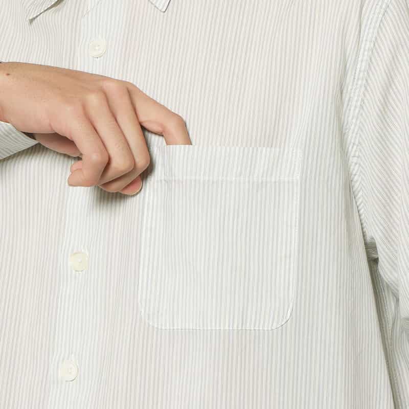 OUR LEGACY OUR LEGACY＜アワーレガシー＞ カジュアルシャツ WHITE