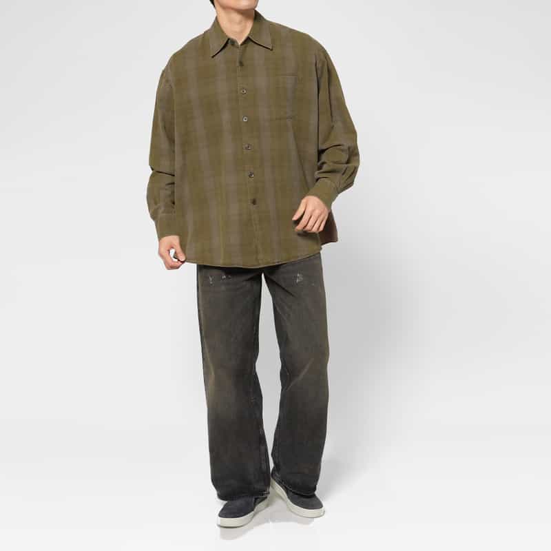 OUR LEGACY OUR LEGACY＜アワーレガシー＞ チェック柄シャツ BROWN