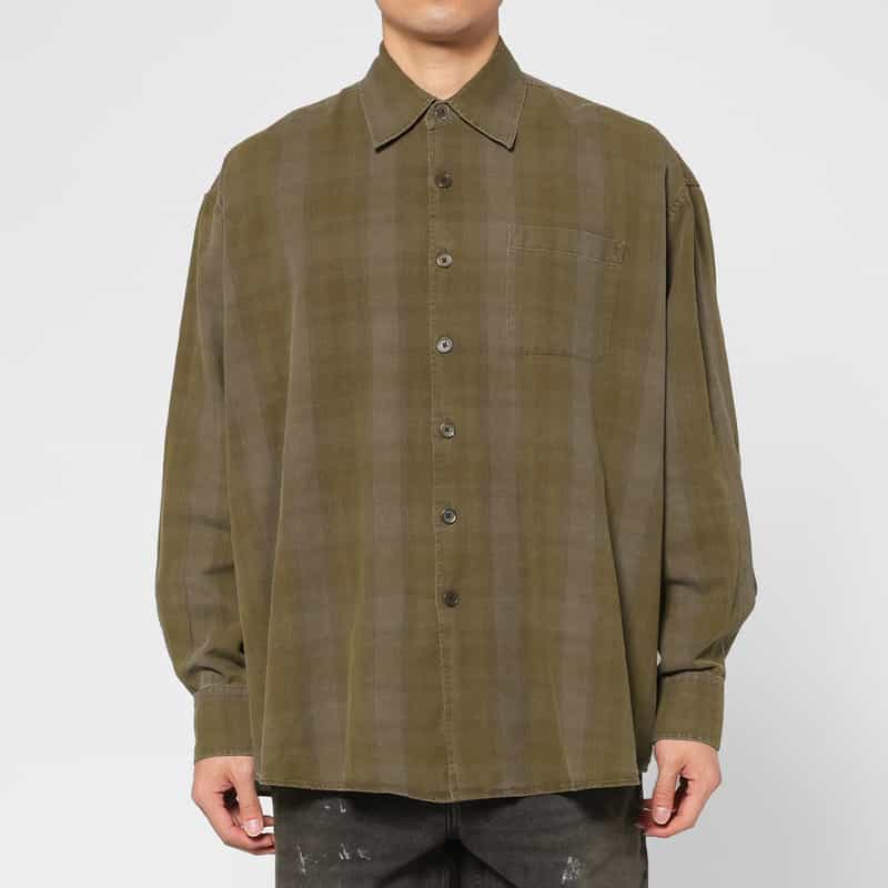 OUR LEGACY OUR LEGACY＜アワーレガシー＞ チェック柄シャツ BROWN