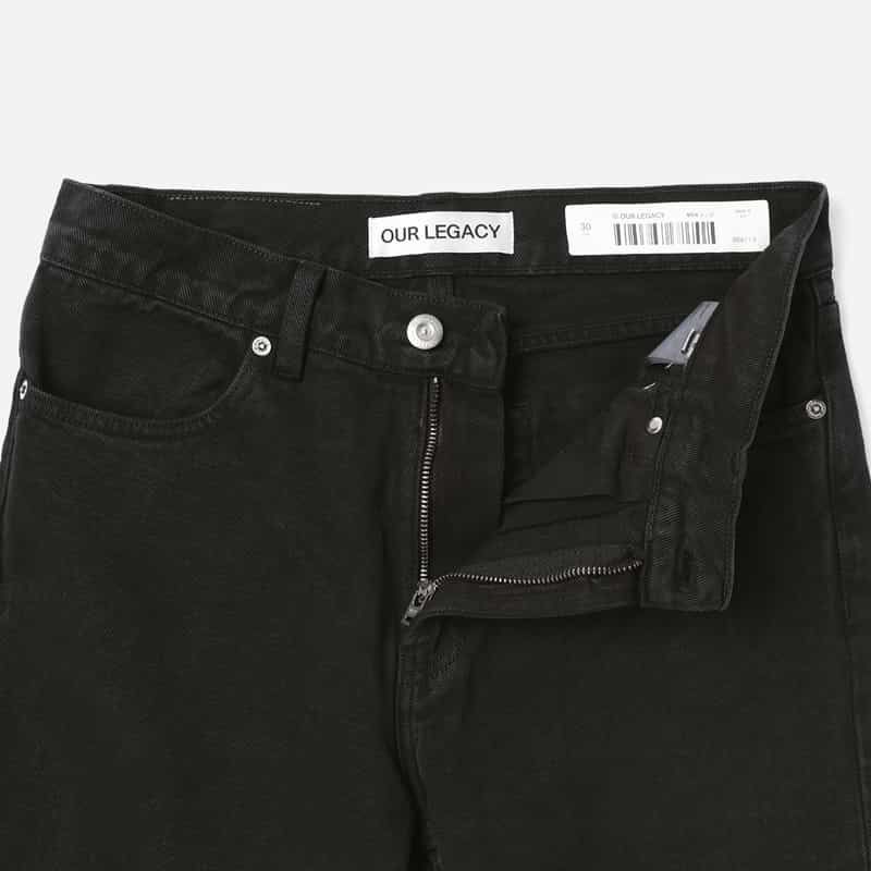 OUR LEGACY OUR LEGACY＜アワーレガシー＞ デニムパンツ BLACK