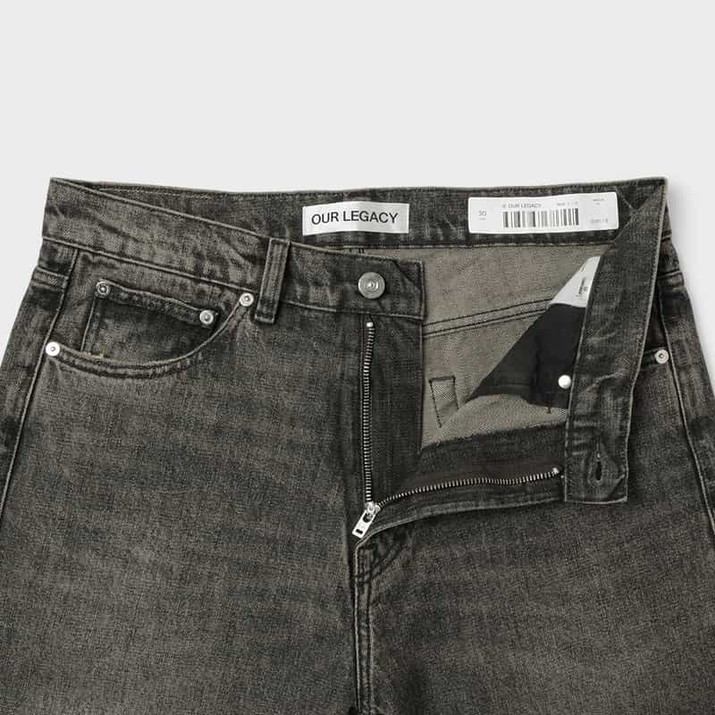 OUR LEGACY OUR LEGACY＜アワーレガシー＞ デニムパンツ BLACK