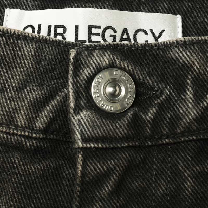 OUR LEGACY OUR LEGACY＜アワーレガシー＞ デニムパンツ DARK GRAY