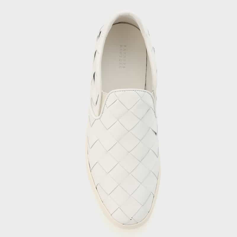 BARNEYS NEW YORK イントレチャートスニーカー WHITE
