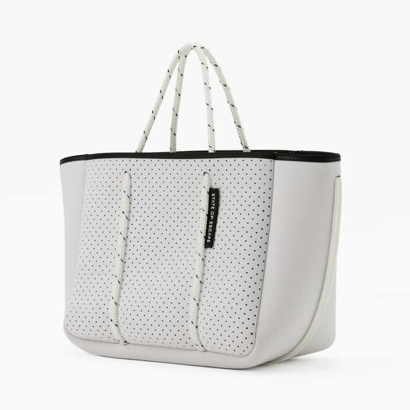 STATE OF ESCAPE STATE OF ESCAPE＜ステート オブ エスケープ＞ トートバッグ"Petite Escape"（S） WHITE