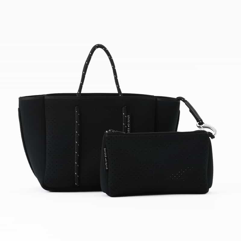 STATE OF ESCAPE STATE OF ESCAPE＜ステート オブ エスケープ＞ トートバッグ"Petite Escape"（S） BLACK