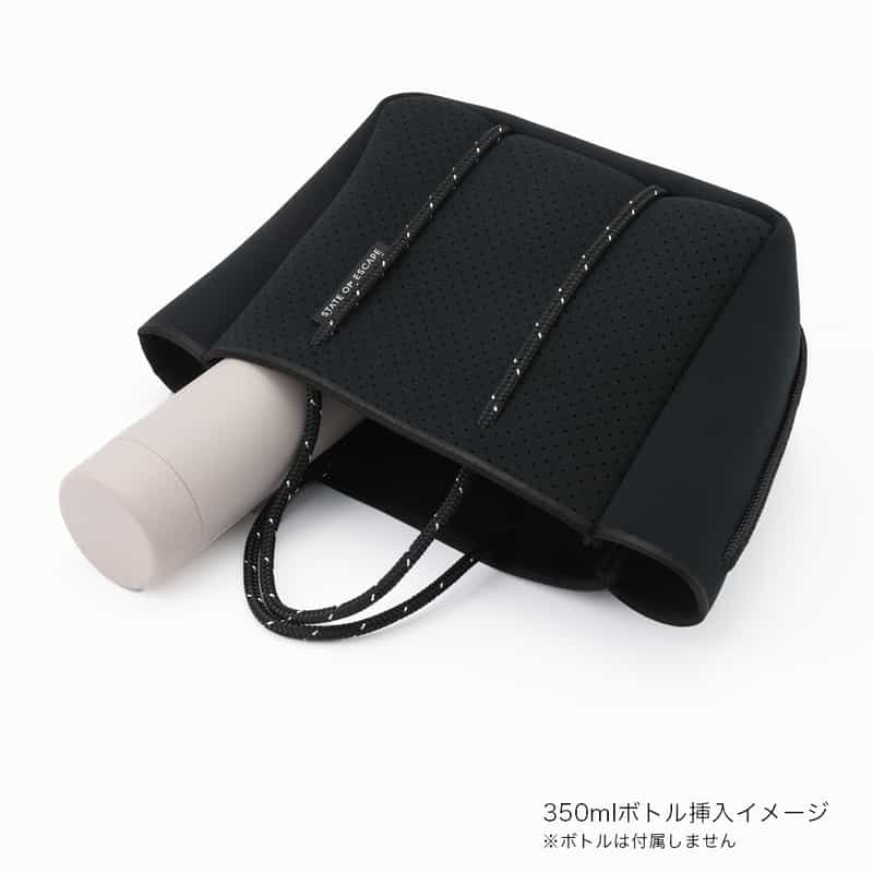 STATE OF ESCAPE STATE OF ESCAPE＜ステート オブ エスケープ＞ トートバッグ"Petite Escape"（S） BLACK