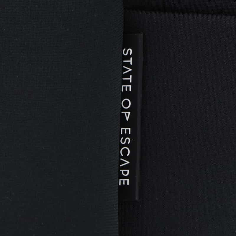 STATE OF ESCAPE STATE OF ESCAPE＜ステート オブ エスケープ＞ トートバッグ"PRECINCT II"（S） BLACK