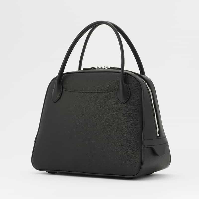 MAISON CANAU MAISON CANAU ＜メゾン カナウ＞ ラウンドボストンバッグ（M） BLACK