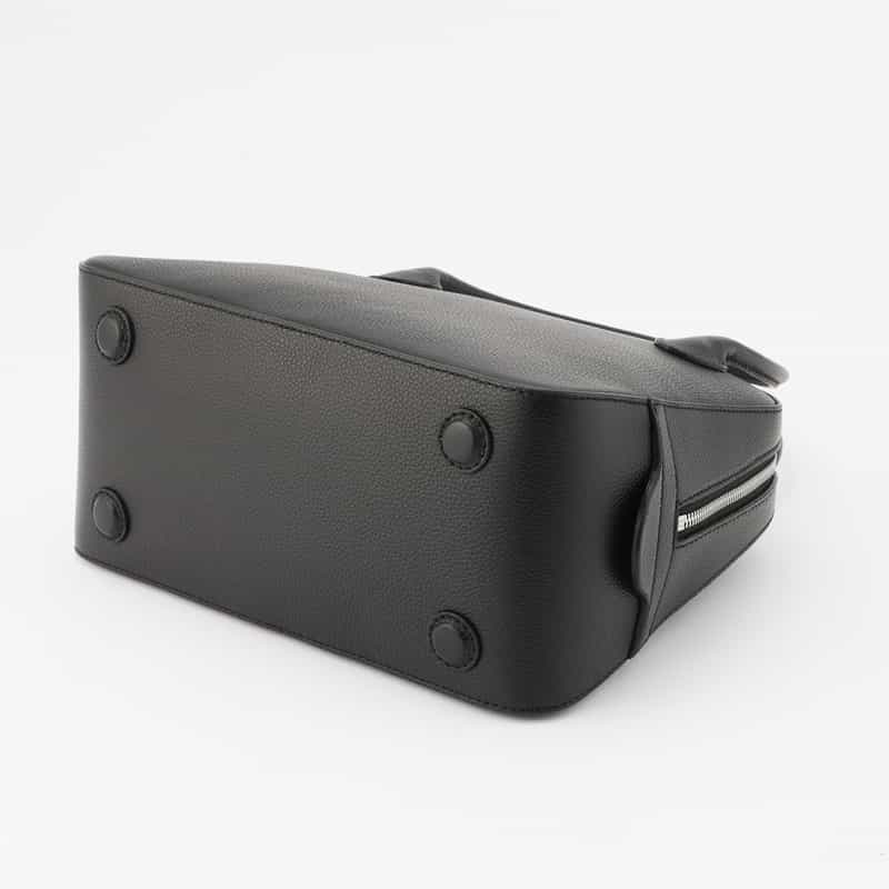 MAISON CANAU MAISON CANAU ＜メゾン カナウ＞ ラウンドボストンバッグ（M） BLACK