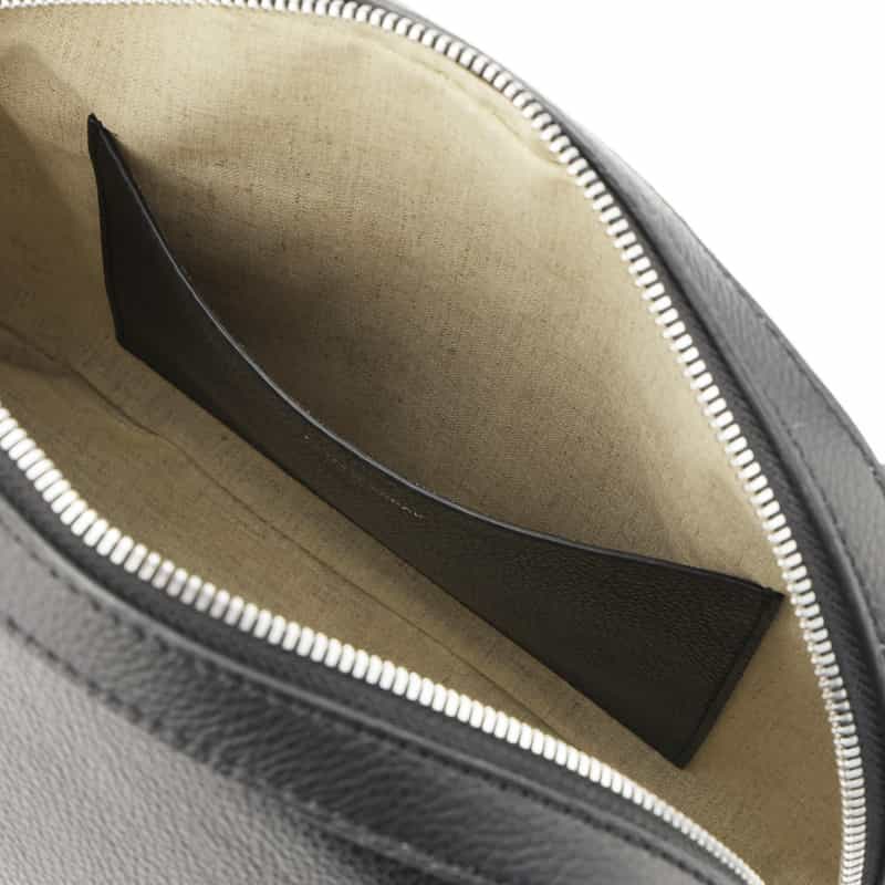 MAISON CANAU MAISON CANAU ＜メゾン カナウ＞ ラウンドボストンバッグ（M） BLACK