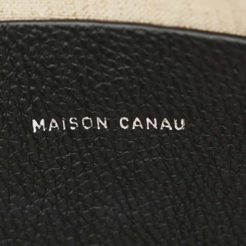 MAISON CANAU MAISON CANAU ＜メゾン カナウ＞ ラウンドボストンバッグ（M） BLACK