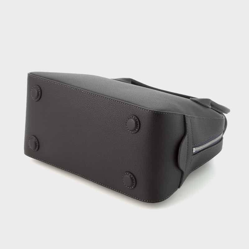 MAISON CANAU MAISON CANAU ＜メゾン カナウ＞ バーニーズニューヨーク限定 ラウンドボストンバッグ（M） DARK GRAY