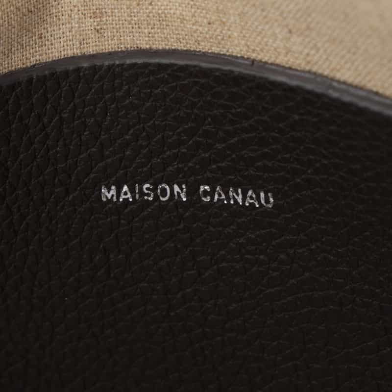 MAISON CANAU MAISON CANAU ＜メゾン カナウ＞ バーニーズニューヨーク限定 ラウンドボストンバッグ（M） DARK GRAY