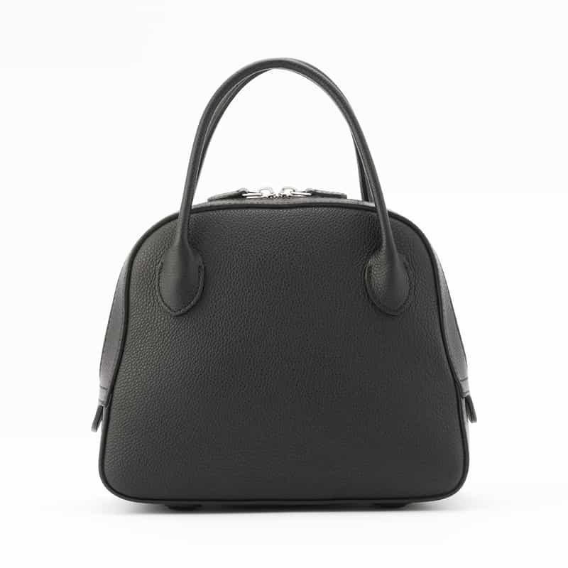 MAISON CANAU MAISON CANAU ＜メゾン カナウ＞ ラウンドボストンバッグ（S） BLACK