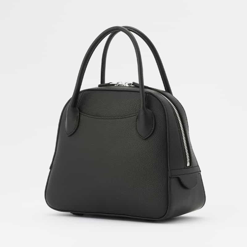 MAISON CANAU MAISON CANAU ＜メゾン カナウ＞ ラウンドボストンバッグ（S） BLACK